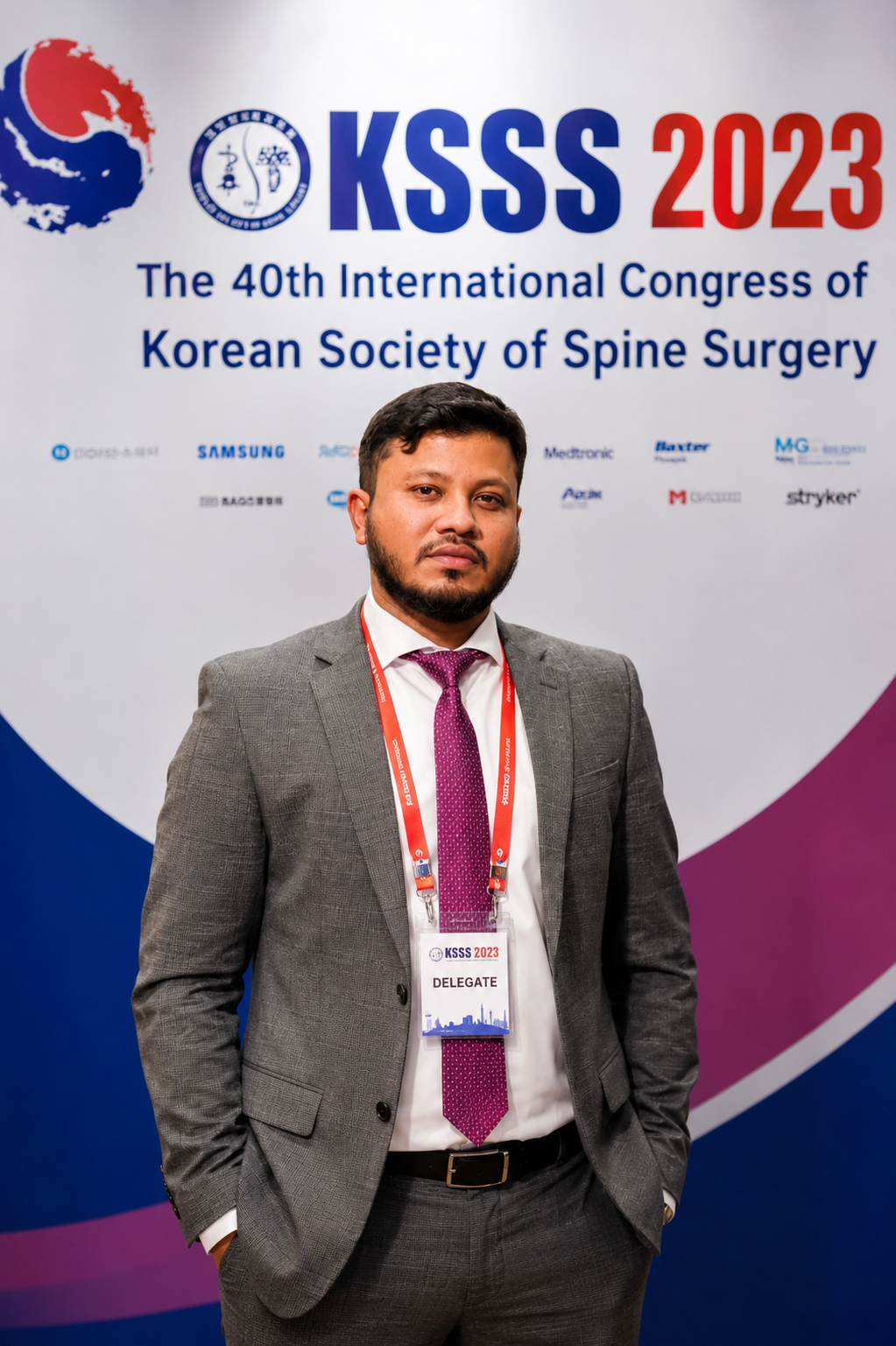 Dr. Choudhury as a delegate at KSSS 2023